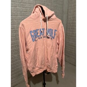 Champion Reverse Weave Great‎ Wolf Lodge Pink Hoodie Sweatshirt Size Small